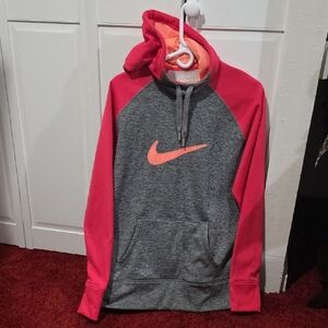Like New Nike Charcoal and Coral Sweatshirt